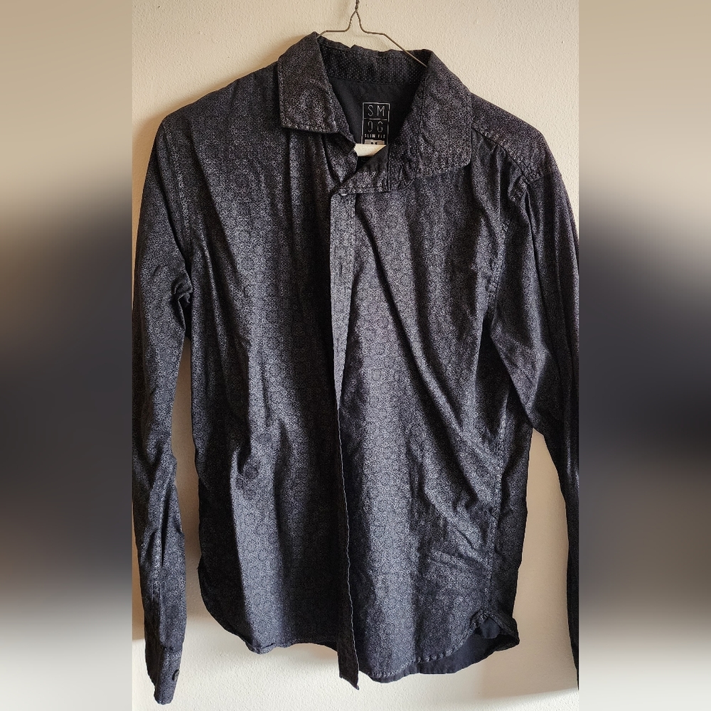Charcoal grey long sleeve shirt